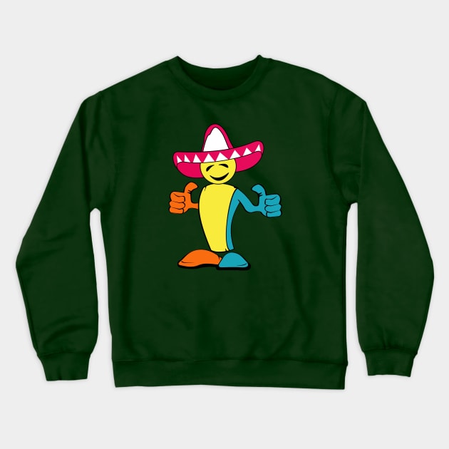 Funny Cartoon Mexican Crewneck Sweatshirt by Toogoo